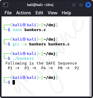 Bankers Algorithm