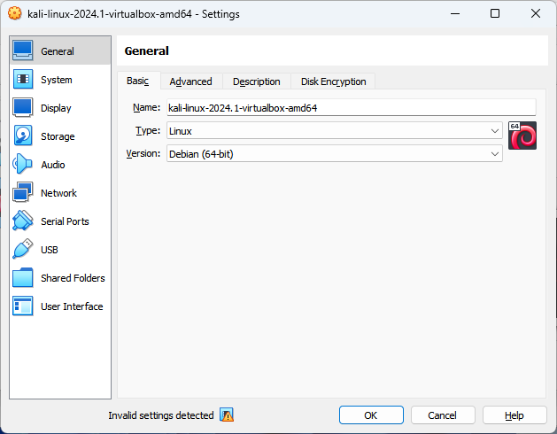 Configuring Kali Linux