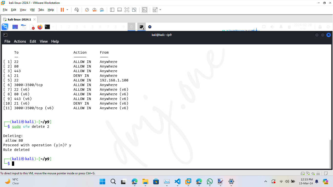 Monitoring and Adjusting Firewall Rules