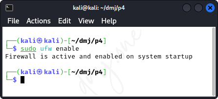 Verify if Uncomplicated Firewall is enabled