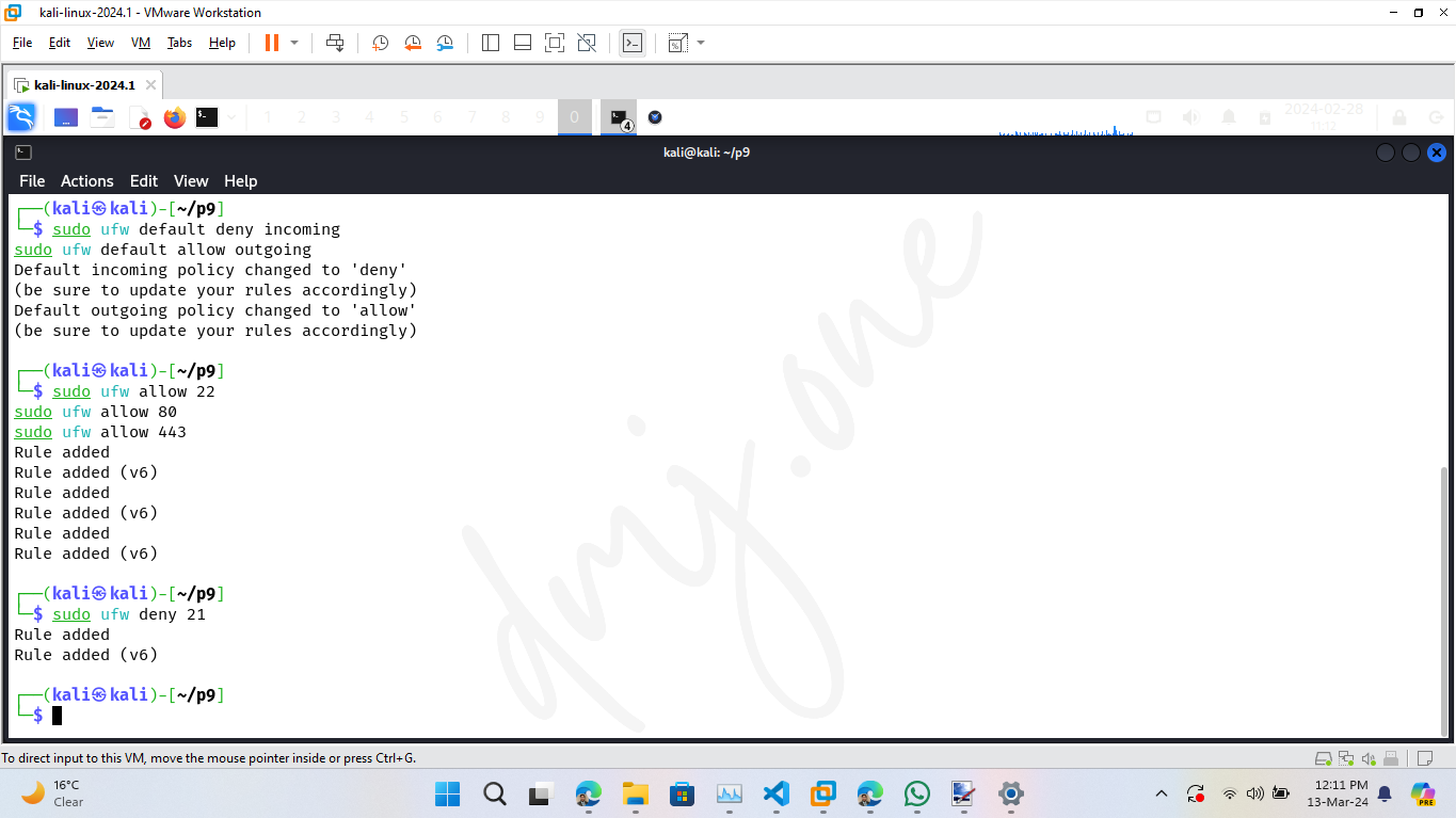 Managing Specific Ports