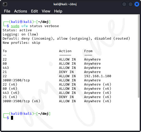 Monitoring and Adjusting Firewall Rules