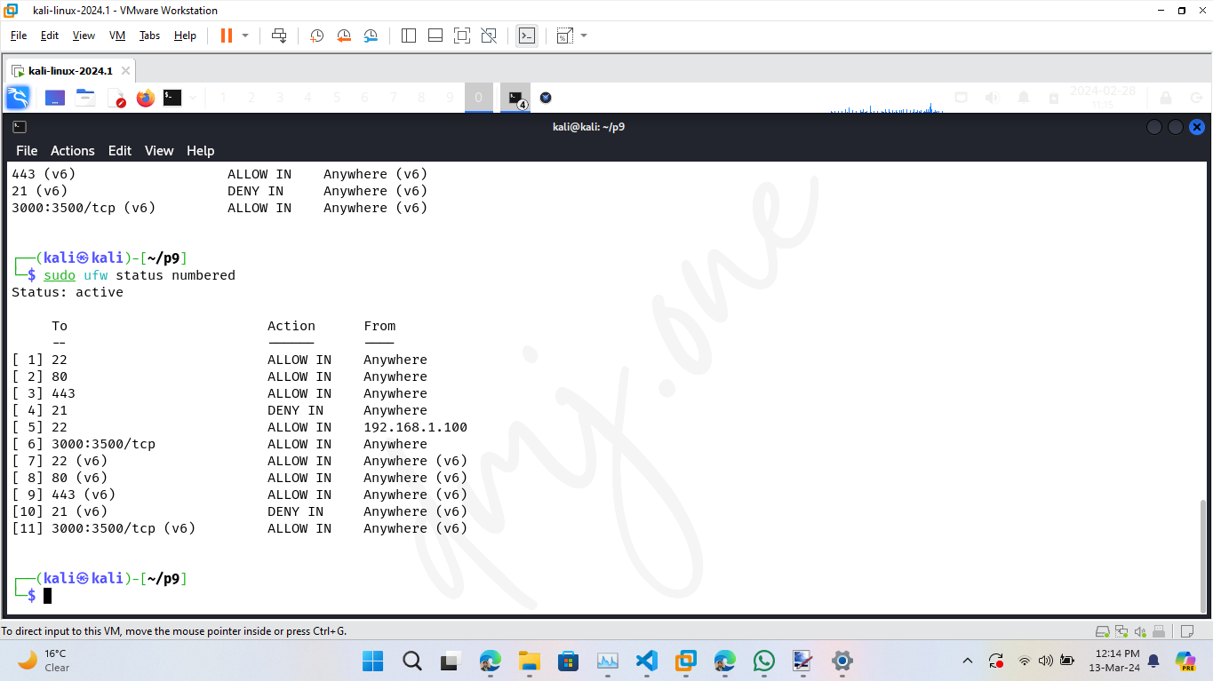 Monitoring and Adjusting Firewall Rules